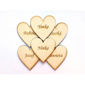 Tree of Life - heart 6cm price per piece