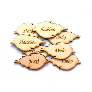 Lebensbaum-Blatt 7cm Preis pro Stück