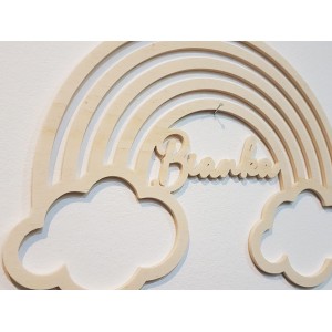 Regenbogen mit dem Namen nach Maß 30cm Rainbow 2