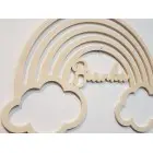 A rainbow with the name "na mieru" 30cm Rainbow