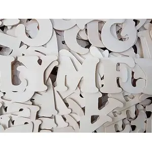 Buchstaben mit Geburtsdaten