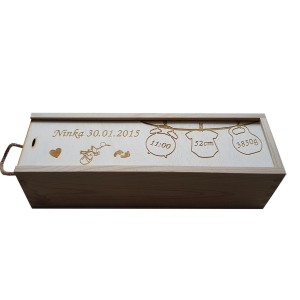 Storage box for a child with data - keepsake box - Timotej | LYMFY.sk | Memorial boxes and tables with data