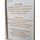 Storage wooden box for a child with personal details - Memory Box - Timotej