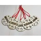 Name in snowflake 8cm price per piece