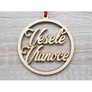 08 Schneeflocke Fröhliche Weihnachten 16cm