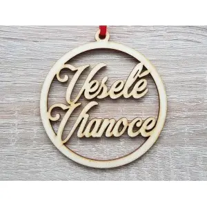 08 Schneeflocke Fröhliche Weihnachten 16cm