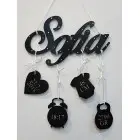 Geschenk für ein Neugeborenes in der Farbe Schwarz