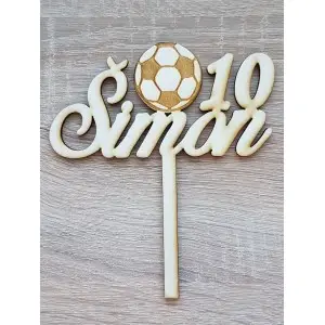 Wooden football spike 15cm