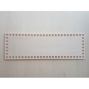 Holz Boden Rechteck 37x12cm