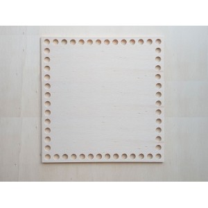 Holzunterseite Quadrat 20x20cm