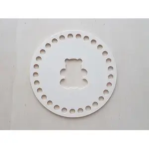 Wooden base circle 15cm thick