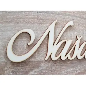 Wooden family calendar type A with the inscription "Our family" EN 2