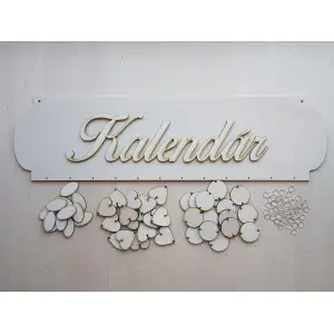 Family calendar lasered