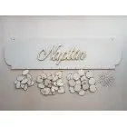 Drevený rodinný kalendár typ A s nápisom "Naptár"