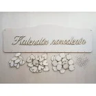 Wooden family calendar type B with the inscription "Birthday Calendar"