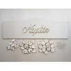 Drevený rodinný kalendár typ B s nápisom "Naptár"