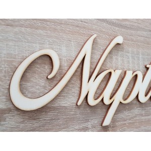 Drevený rodinný kalendár typ B s nápisom "Naptár" 2