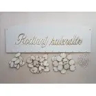 Drevený rodinný kalendár typ C s nápisom "Rodinný kalendár" SK