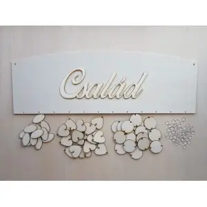 Wooden family calendar type C with the inscription "Family"