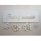 Drevený rodinný kalendár typ C s nápisom "Rodinný kalendář" CZ