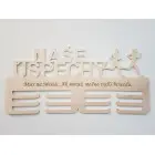 Wooden medal holder "Our achievements" 45cm athletics