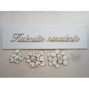 Familienkalender lasergraviert