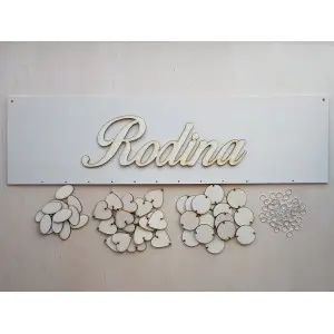 Familienkalender lasergraviert