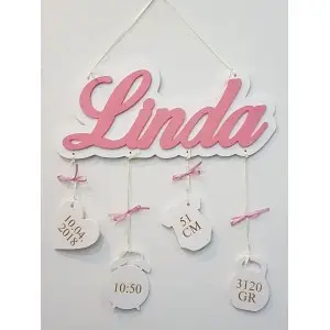 Baby name with background and details - Olivia 2