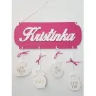 Ein Geschenk von Herzen, Name auf der Gedenktafel: Kristínka
