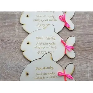 Magnet Fisch Dankeschön 14cm 2