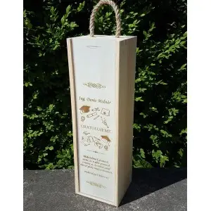 Geschenk zur Promotion - Weinhülle