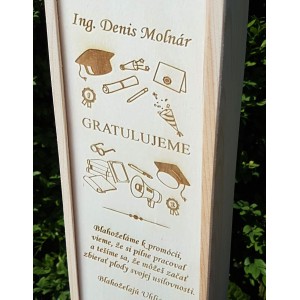 Geschenk zur Promotion - Weinhülle 2