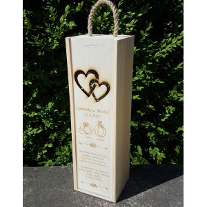 Wedding wine cover - wedding gift