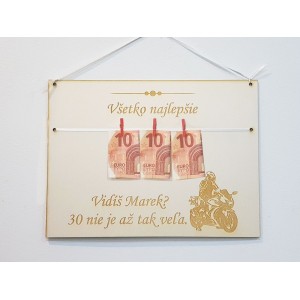 Dřevěná tabulka srdíčko 35cm-Pravidla rodiny NA MÍRU | LYMFY.sk | Tabulky na dveře a stěny