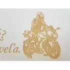 Geschenk für einen Motorradfahrer 30x22cm, du siehst, 30 ist nicht so viel