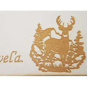 Narodeninová tabuľka 30x22cm vidíš 50 nie je až tak veľa obrázok na mieru - jeleň 2