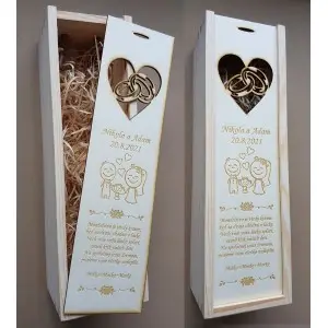 Wedding gift - cut-out rings 2