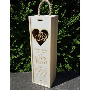 Wedding gift - cut-out rings