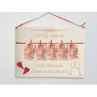 Geschenk zum 50. Geburtstag für eine Frau, 30x22cm