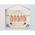 Geburtstagstafel 30x22cm sieht 50 nicht so viel aus - Mareček