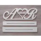 Svadobný stojan s vašimi iniciálkami