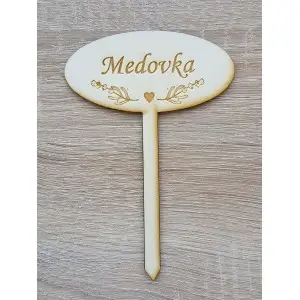 Stecke das Oval in Kräuter Honigklee