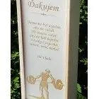 Holzkiste für Wein Dank an den Trainer