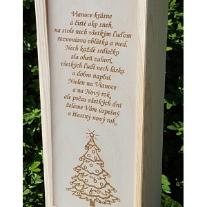 Wine packaging Merry Christmas 2