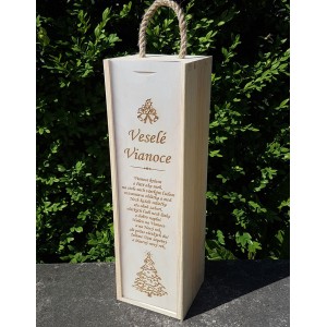 Wine packaging Merry Christmas