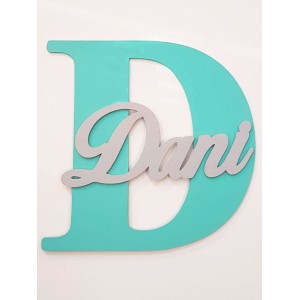 Drevené písmeno s menom 30cm - D - Dani