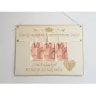 Drevená tabuľka 30x22cm vidíš ZLATKO