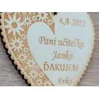 Darček pre pani učiteľku magnetka 9cm