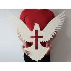 Výzdoba do kostola holubica 60cm