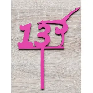 Wooden custom-made gymnastics peg 15cm painted